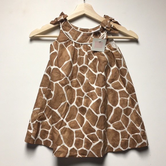 Janie and Jack Other - Janie and Jack Giraffe Print Dress size 2T